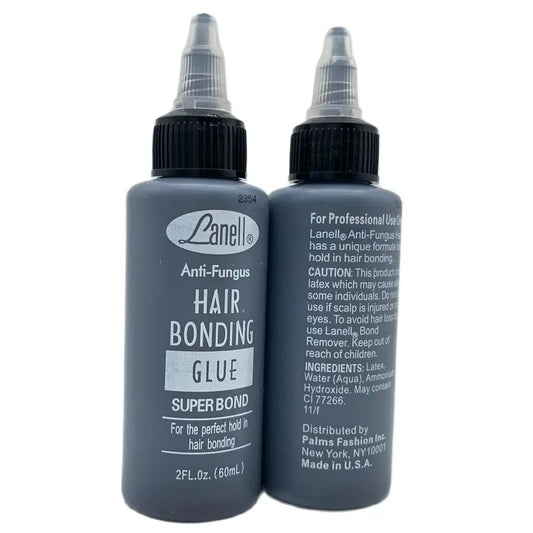 Lanell-Colle anti-champignon pour cheveux noirs, 1 bouteille de 2 oz et 60 ml