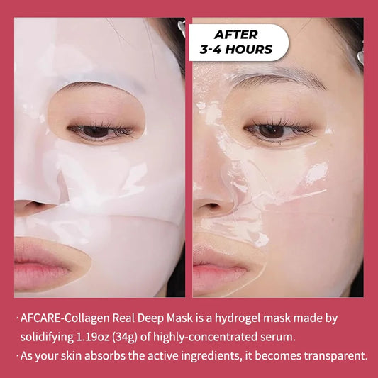Masque visage coréen Bio Collagène – Anti-âge et hydratation intense pour une peau lumineuse