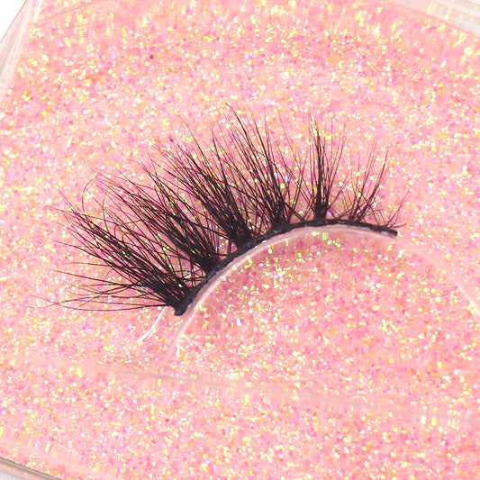 Maquiagem-Demi-cils en vison 3D, 12mm-15mm, extension pour les yeux, maquillage sexy