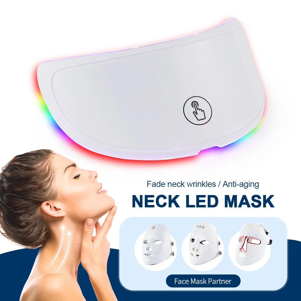 Masque LED Visage et Cou – 7 Couleurs